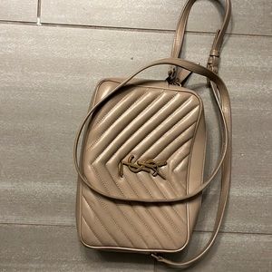 Beige YSL camera bag